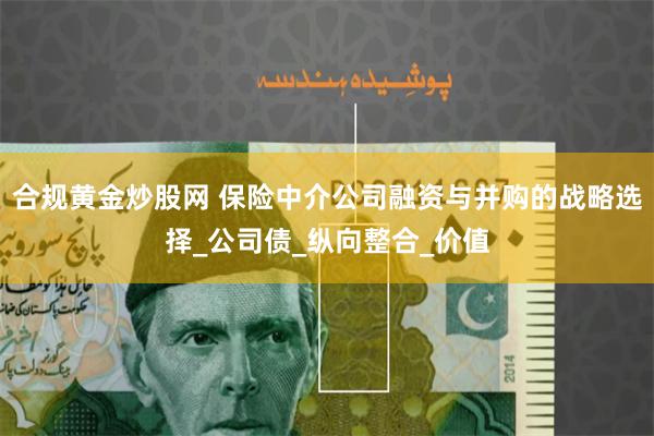 合规黄金炒股网 保险中介公司融资与并购的战略选择_公司债_纵向整合_价值