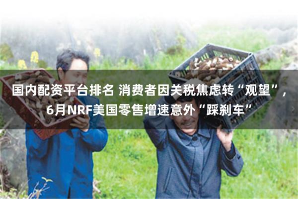 国内配资平台排名 消费者因关税焦虑转“观望”，6月NRF美国零售增速意外“踩刹车”